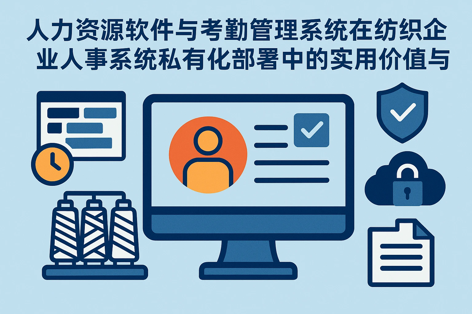 人力资源软件与考勤管理系统在纺织企业人事系统私有化部署中的实用价值与合规保障