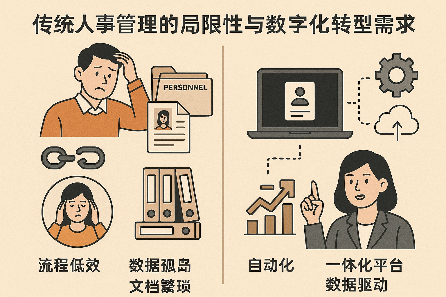 传统人事管理的局限性与数字化转型需求