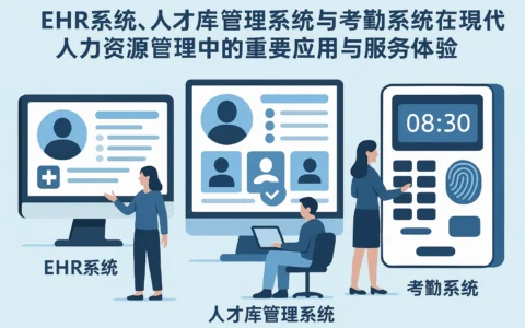 EHR系统、人才库管理系统与考勤系统在现代人力资源管理中的重要应用与服务体验