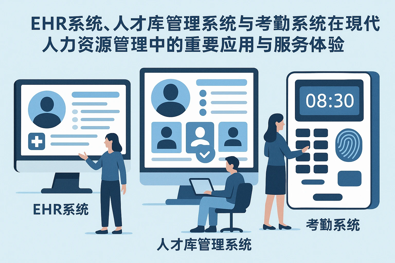 EHR系统、人才库管理系统与考勤系统在现代人力资源管理中的重要应用与服务体验