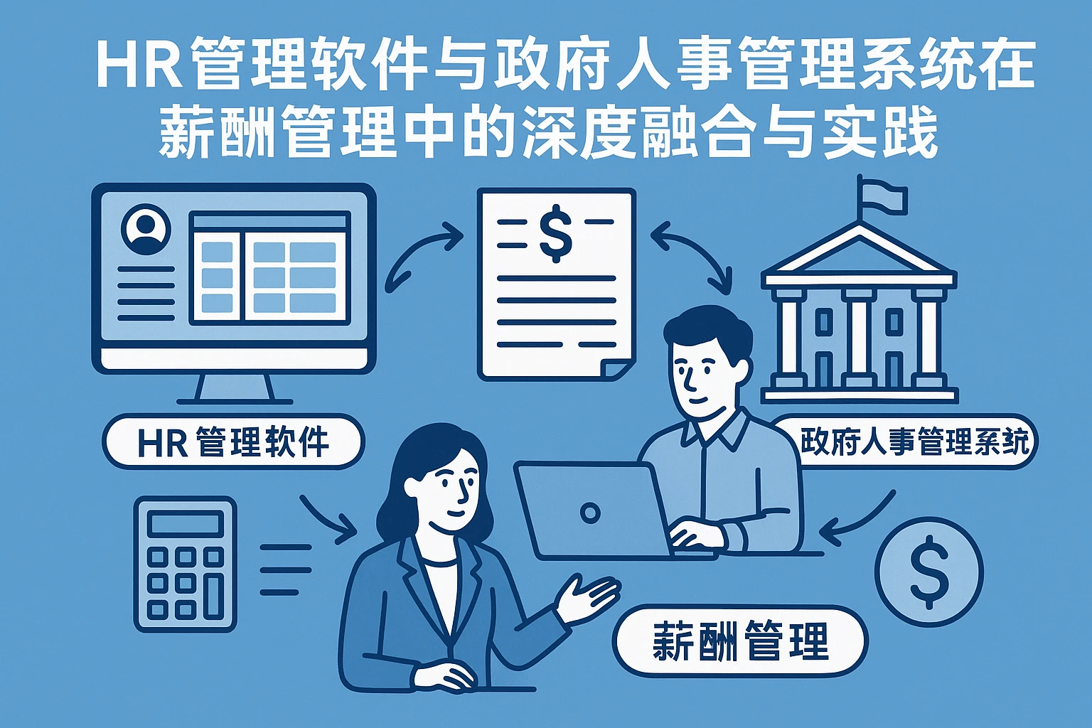 HR管理软件与政府人事管理系统在薪酬管理系统中的深度融合与实践