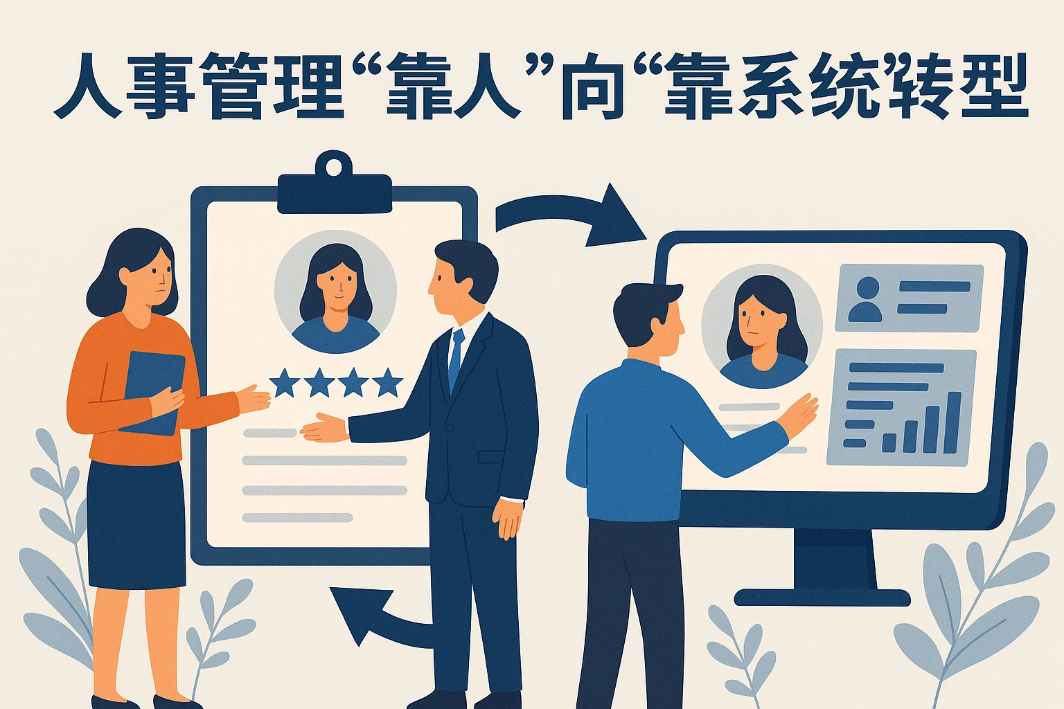 人事管理“靠人”向“靠系统”转型
