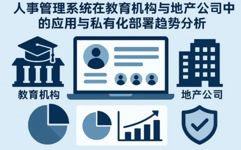 人事管理系统在教育机构与地产公司中的应用与私有化部署趋势分析