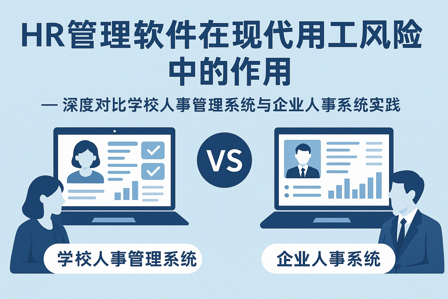 HR管理软件在现代用工风险中的作用 —— 深度对比学校人事管理系统与企业人事系统实践