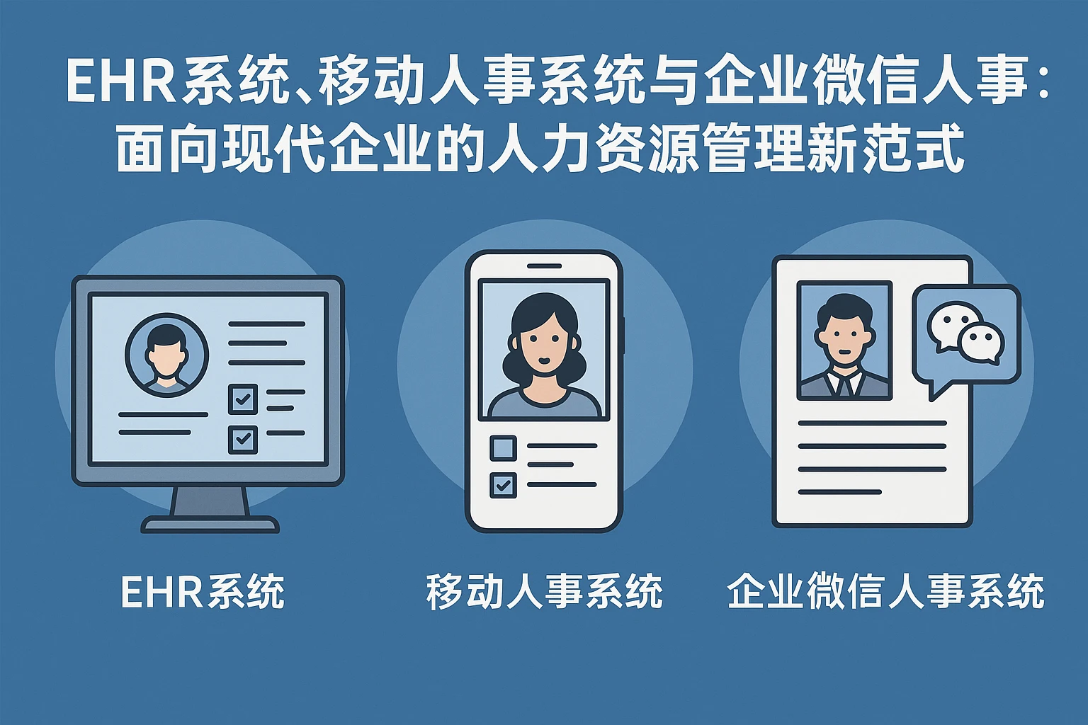 EHR系统、移动人事系统与企业微信人事系统：面向现代企业的人力资源管理新范式