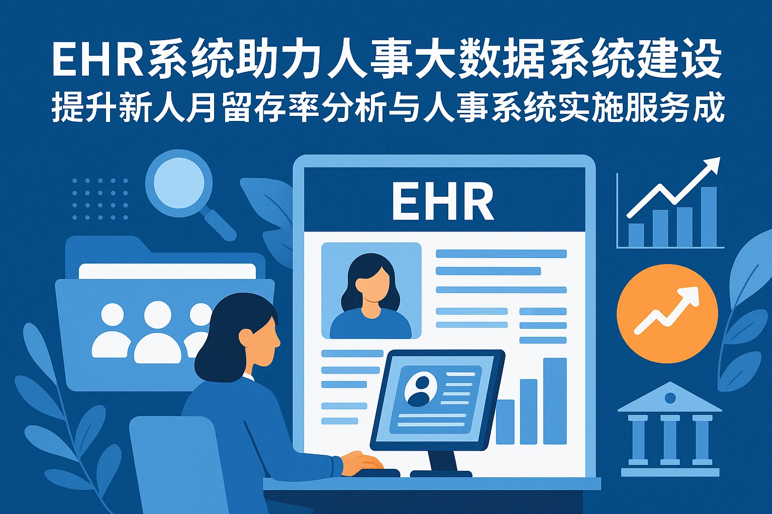 EHR系统助力人事大数据系统建设，提升新人月留存率分析与人事系统实施服务成效