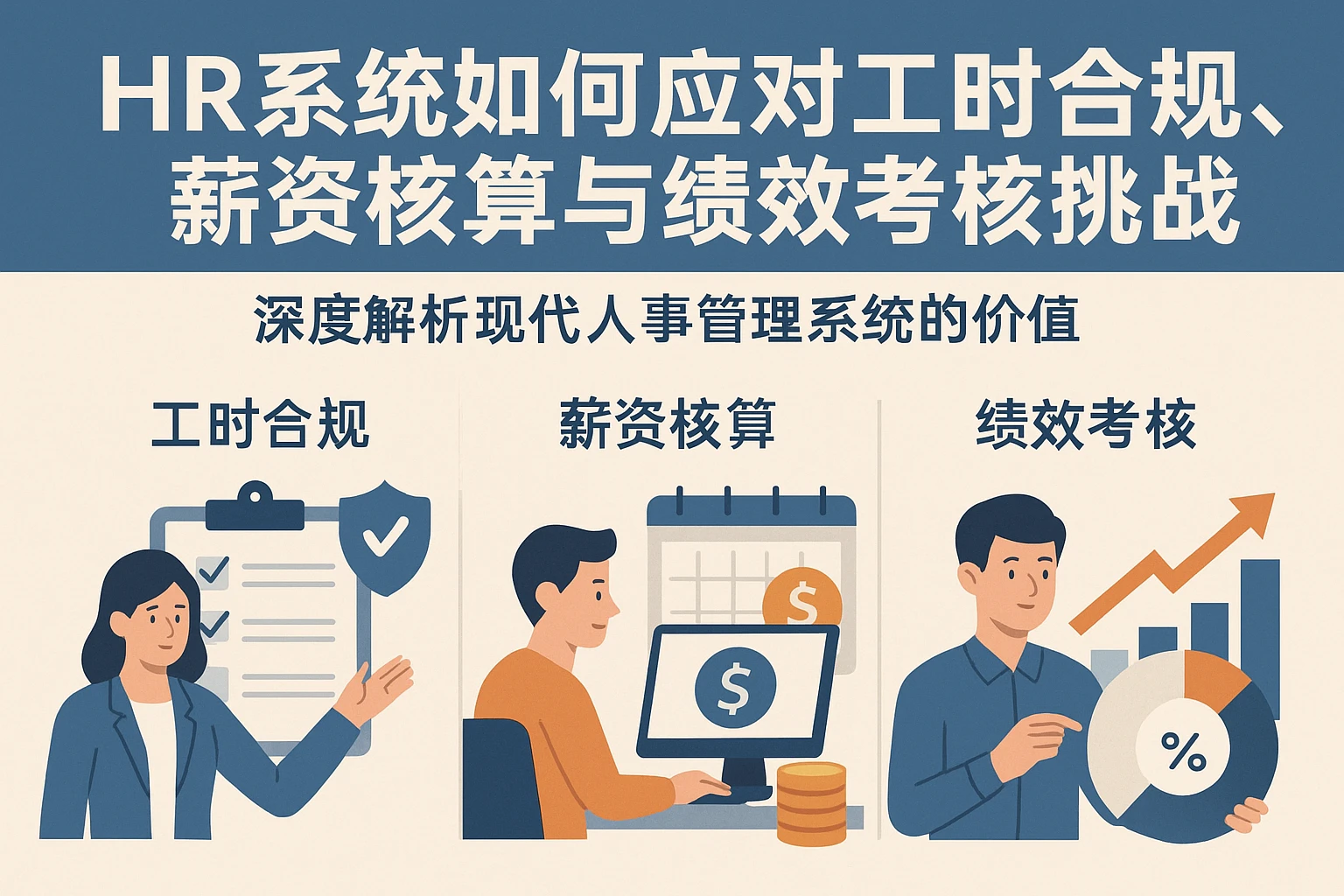 HR系统如何应对工时合规、薪资核算与绩效考核挑战 —— 深度解析现代人事管理系统的价值