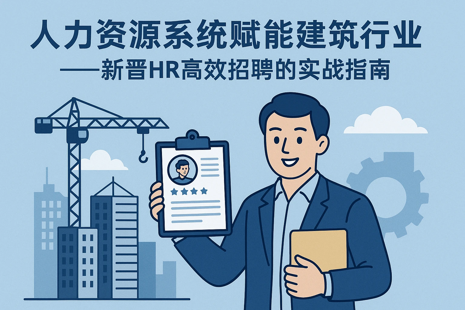 人力资源系统赋能建筑行业 —— 新晋HR高效招聘的实战指南