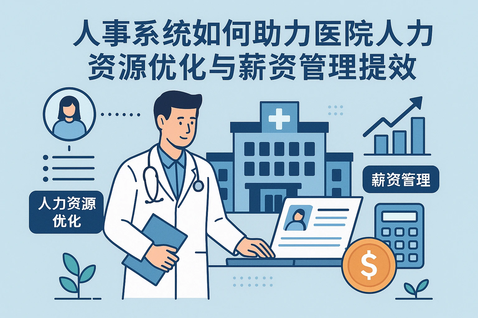 人事系统如何助力医院人力资源优化与薪资管理提效