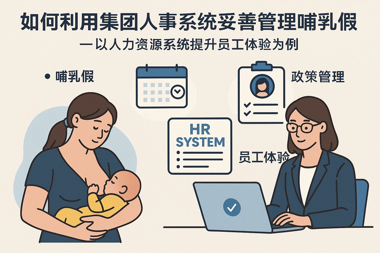 如何利用集团人事系统妥善管理哺乳假政策——以人力资源系统提升员工体验为例