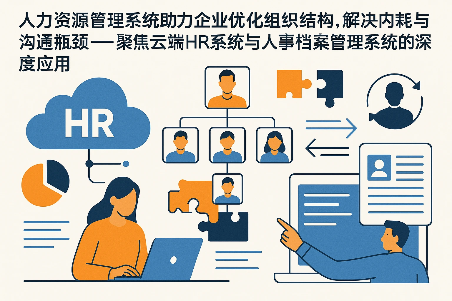 人力资源管理系统助力企业优化组织结构，解决内耗与沟通瓶颈——聚焦云端HR系统与人事档案管理系统的深度应用