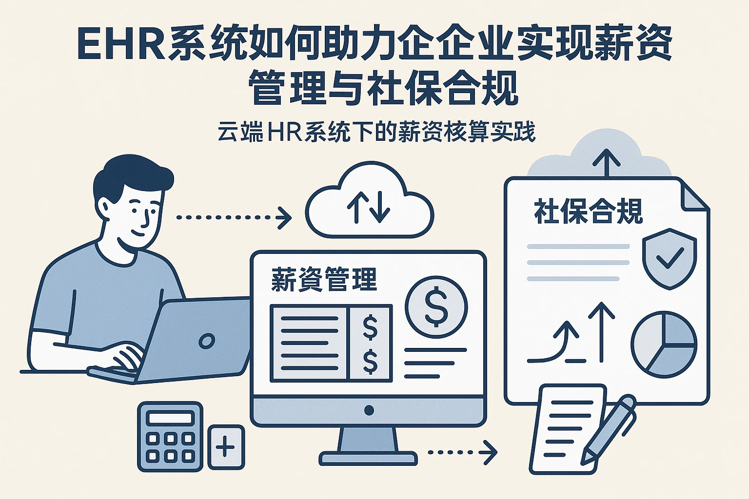 ehr系统如何助力企业实现薪资管理与社保合规——云端HR系统下的薪资核算实践