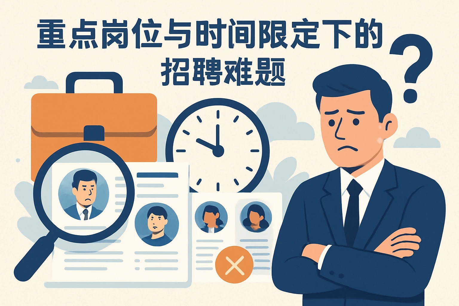 重点岗位与时间限定下的招聘难题