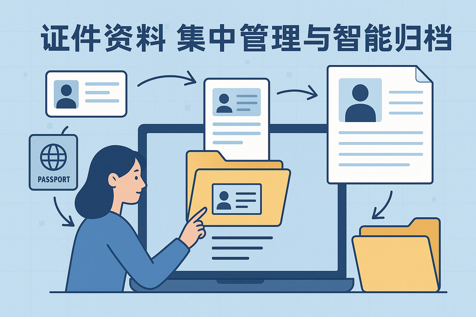 证件资料集中管理与智能归档