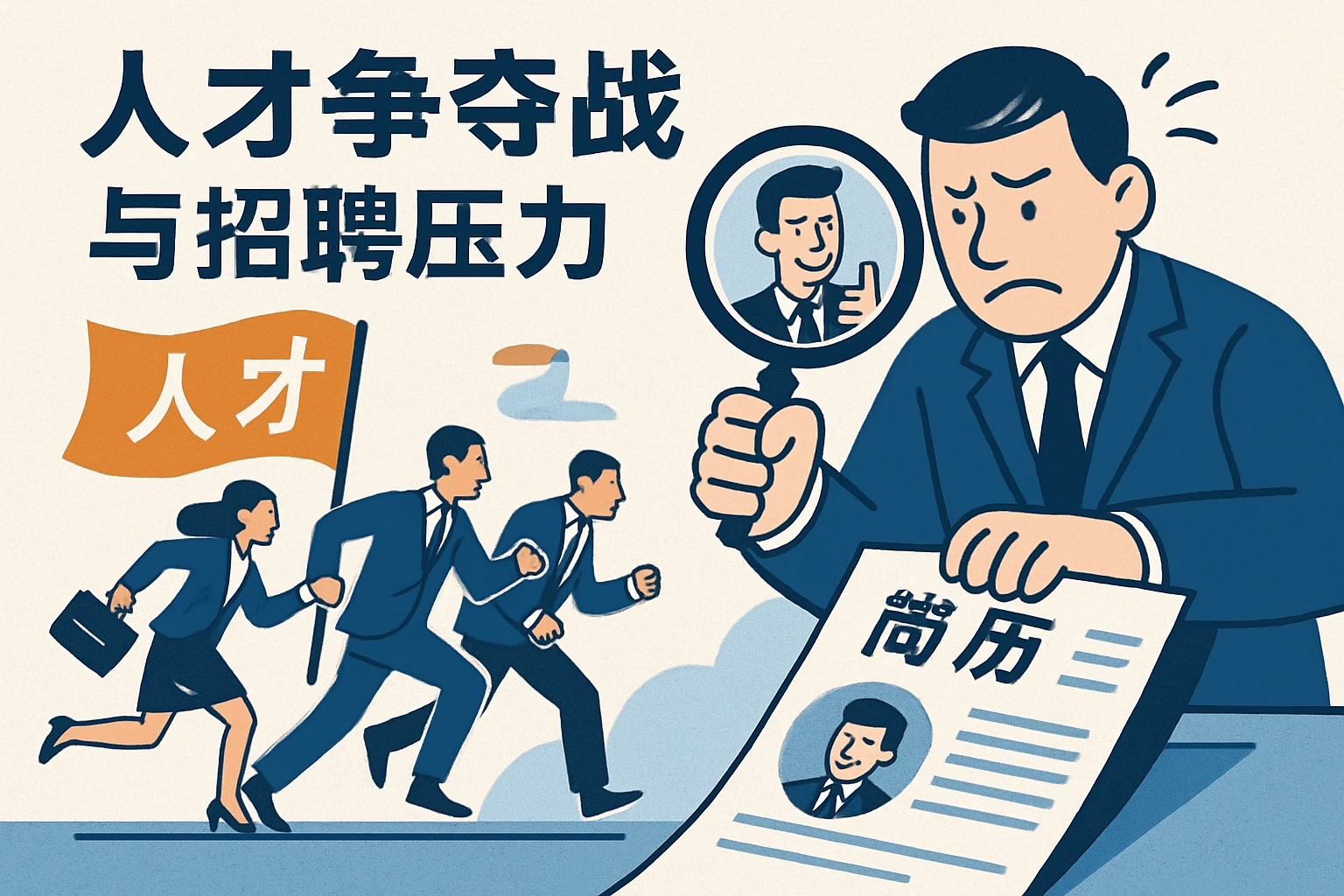 人才争夺战与招聘压力
