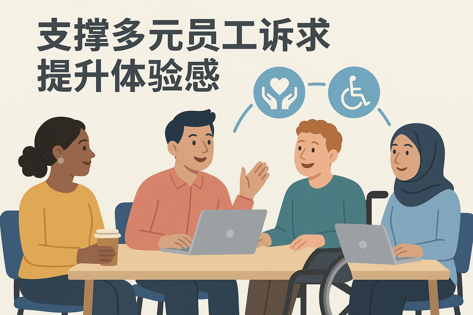 支撑多元员工诉求，提升体验感