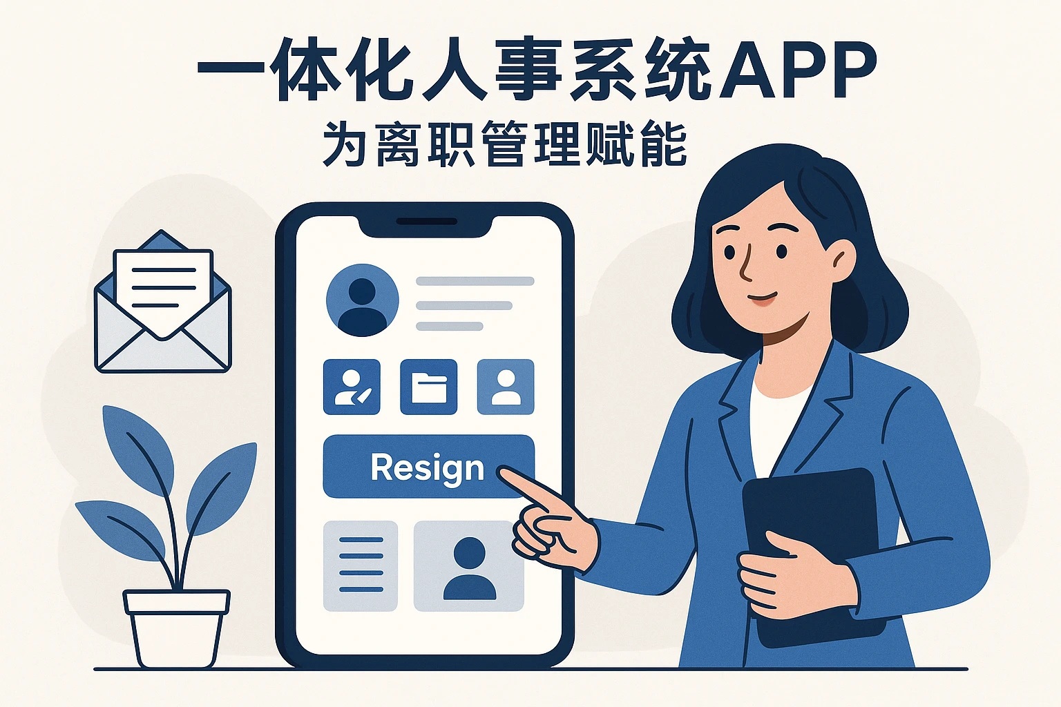 一体化人事系统APP为离职管理赋能