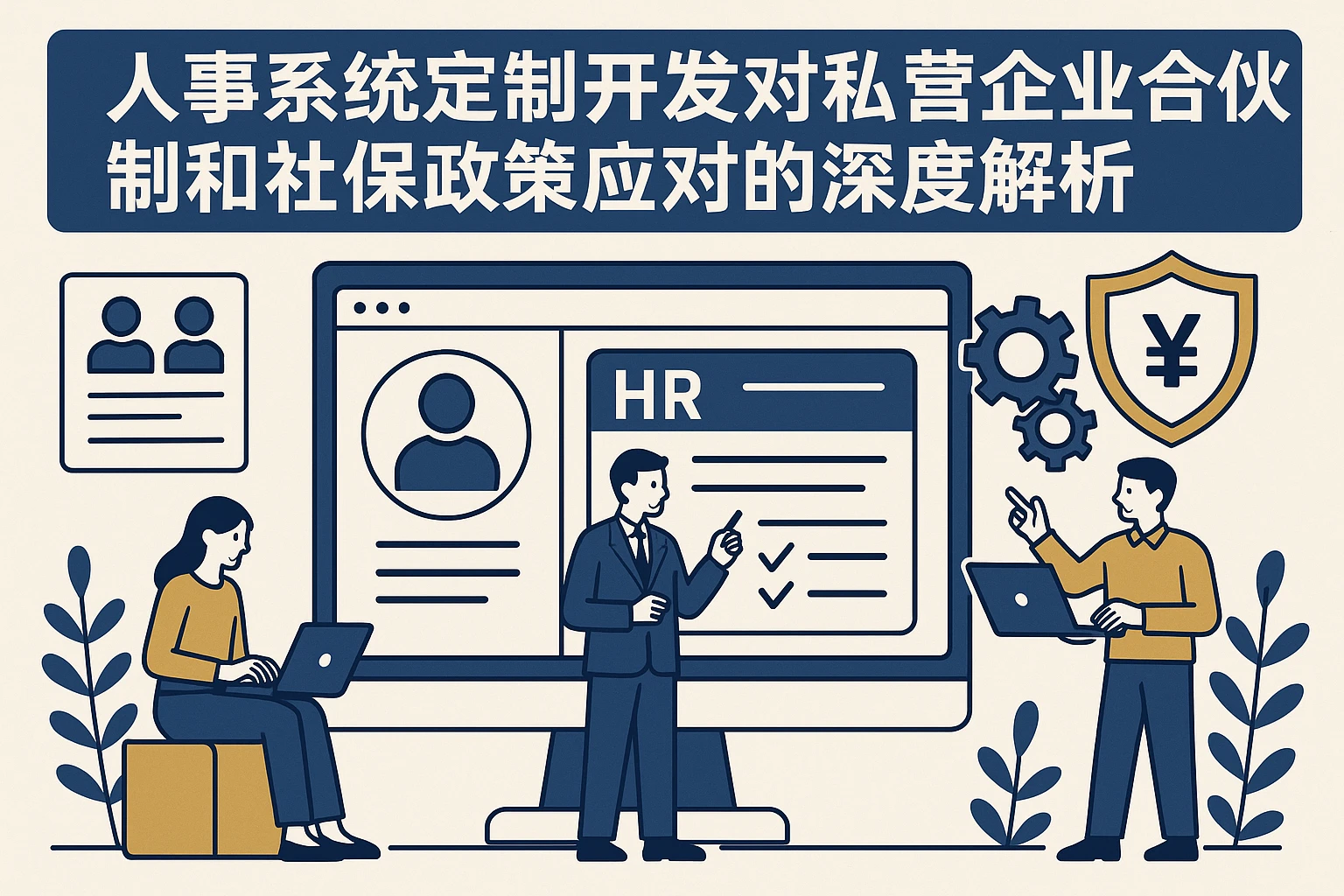人事系统定制开发对私营企业合伙制和社保政策应对的深度解析