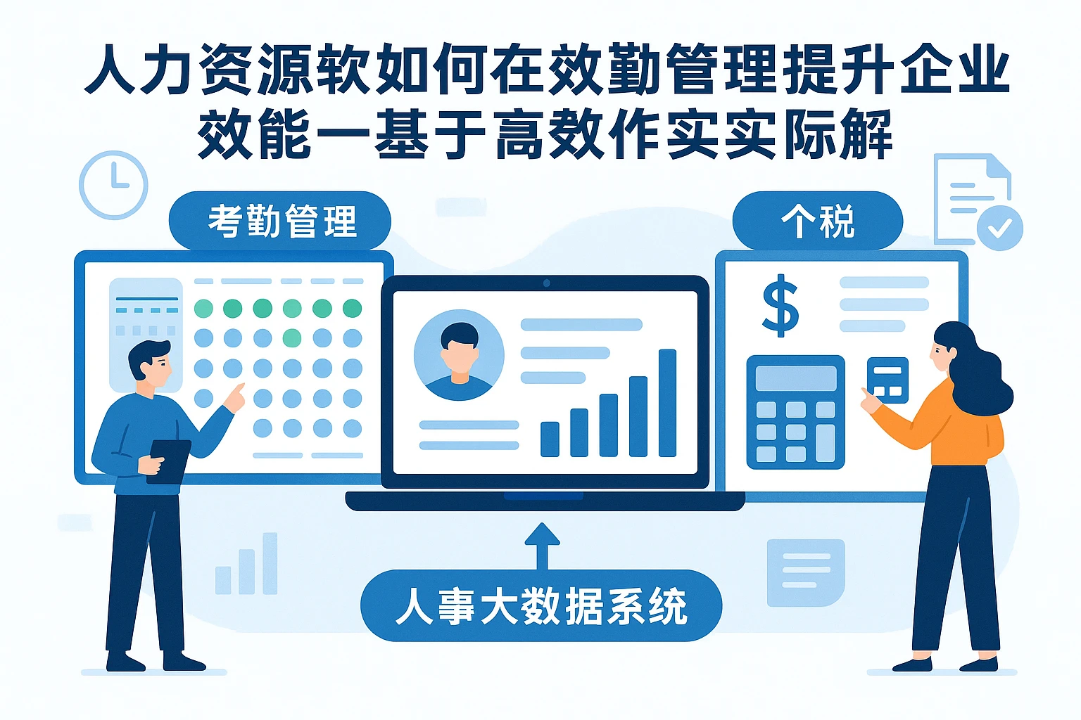 人力资源软件如何在考勤管理和个税核算中提升企业效能——基于人事大数据系统的实际解析