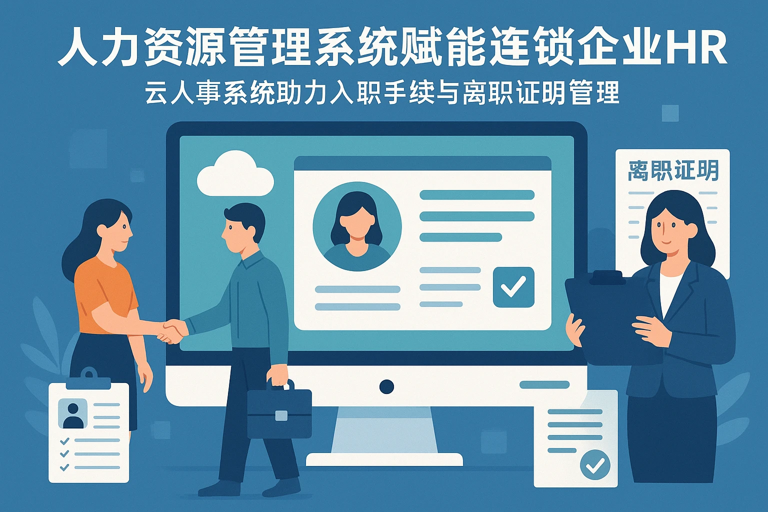 人力资源管理系统赋能连锁企业HR：云人事系统助力入职手续与离职证明管理