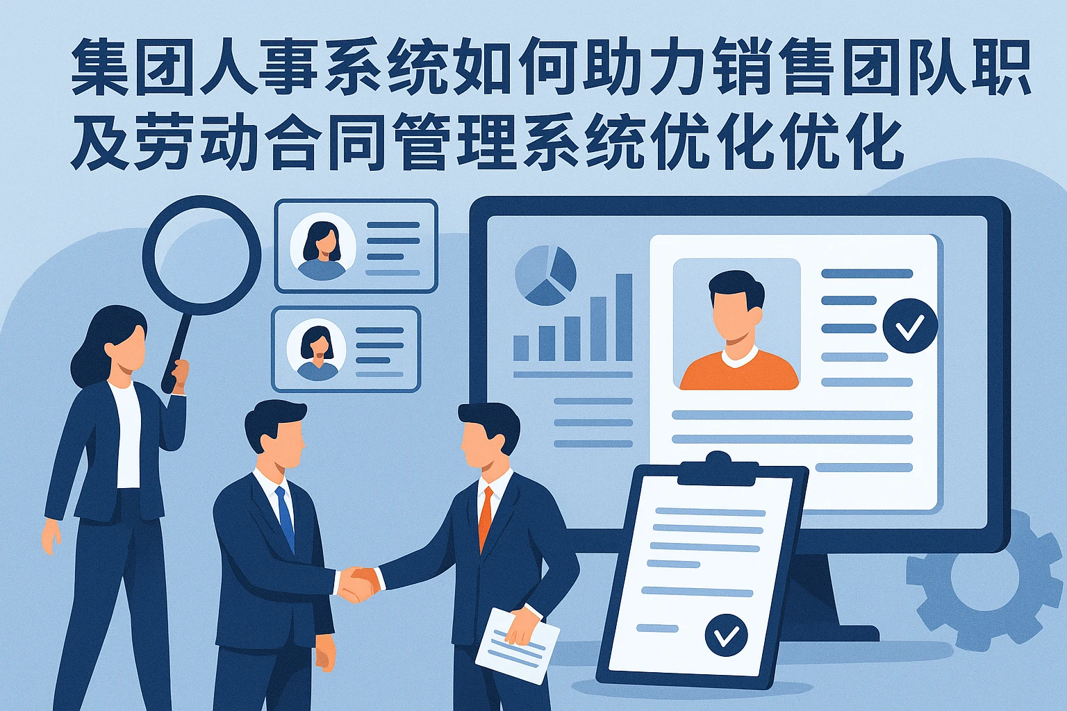 集团人事系统如何助力销售团队招聘及劳动合同管理系统优化