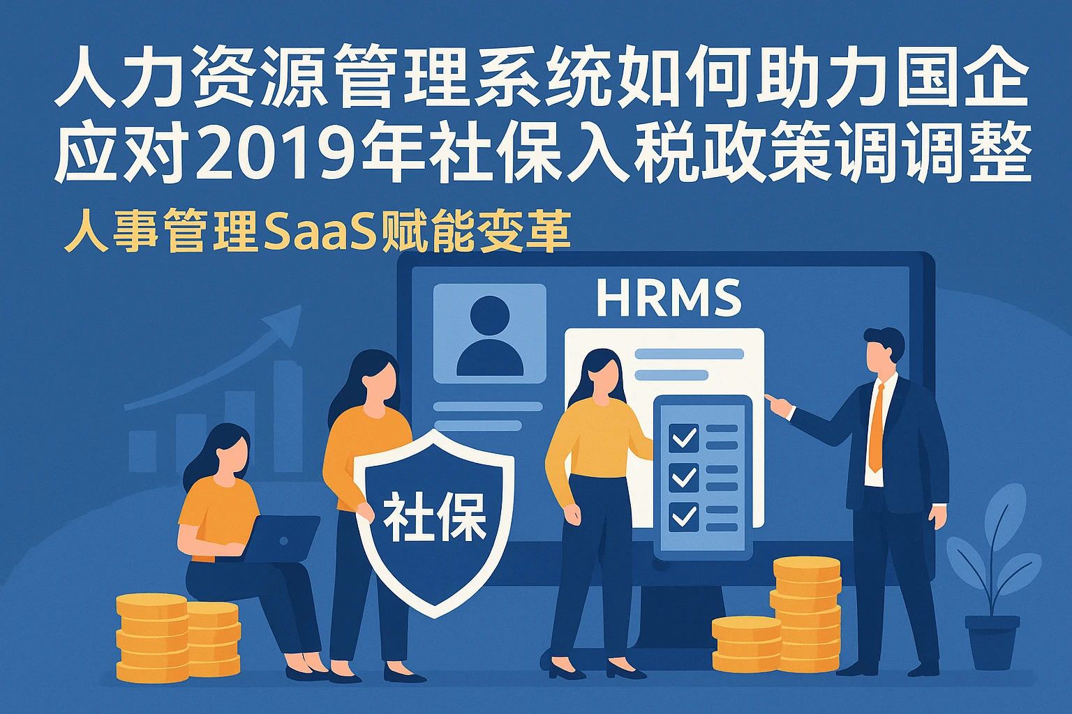 人力资源管理系统如何助力国企应对2019年社保入税政策调整｜人事管理SaaS赋能变革