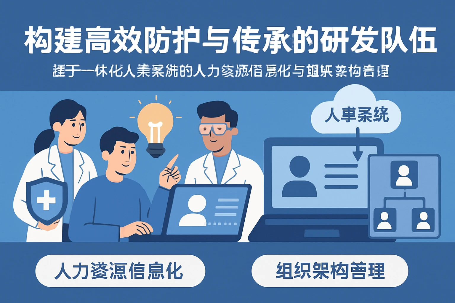 构建高效防护与传承的研发队伍——基于一体化人事系统的人力资源信息化与组织架构管理