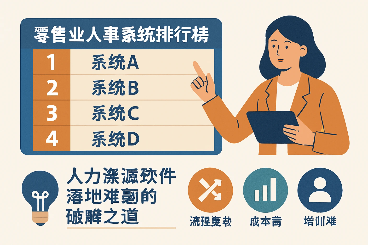 零售业人事系统排行榜与人力资源软件落地难题的破解之道