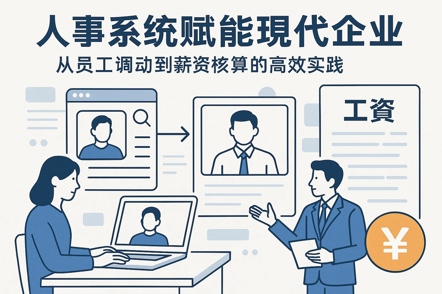 人事系统赋能现代企业：从员工调动到薪资核算的高效实践