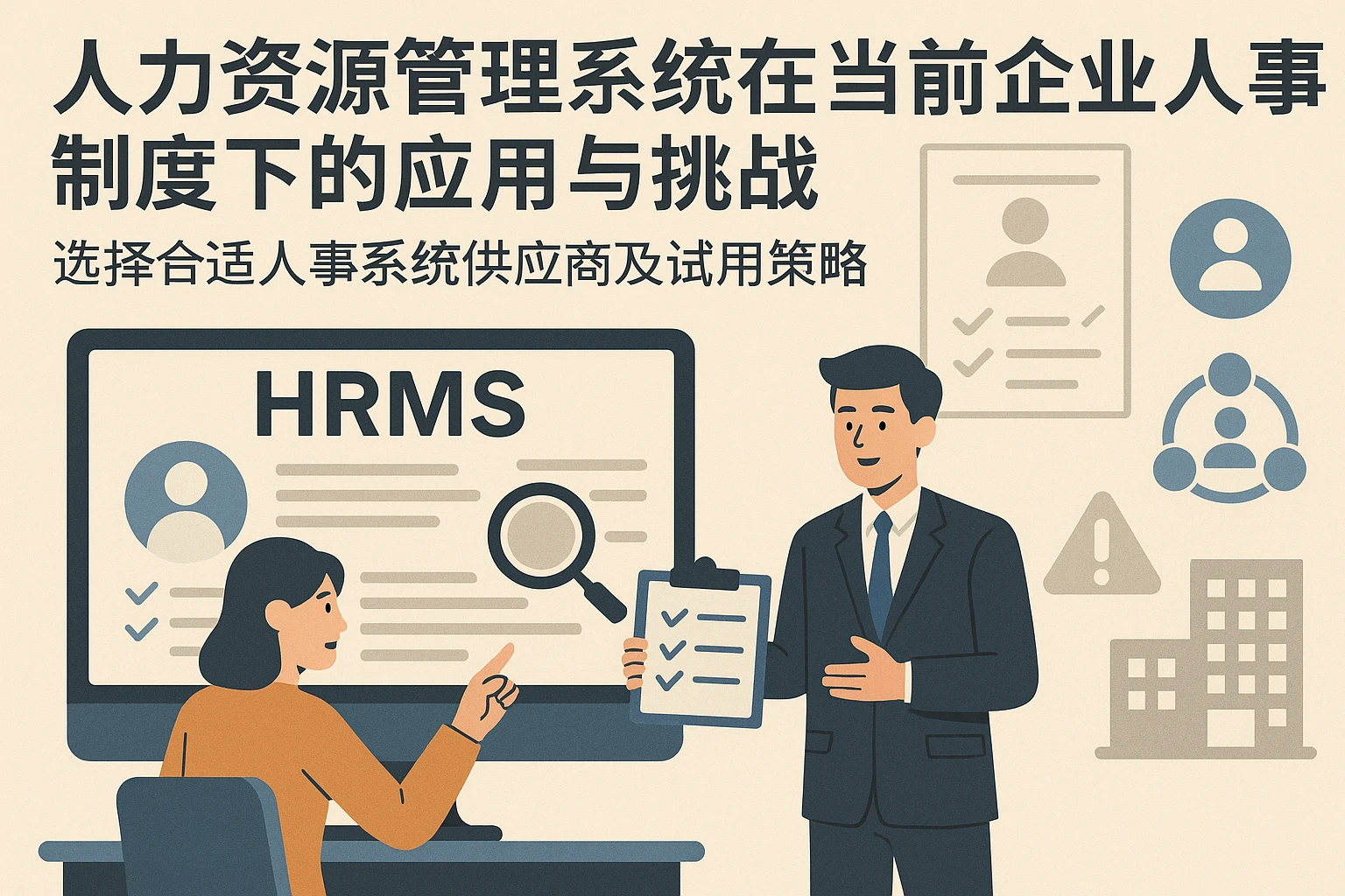 人力资源管理系统在当前企业人事制度下的应用与挑战——选择合适人事系统供应商及试用策略