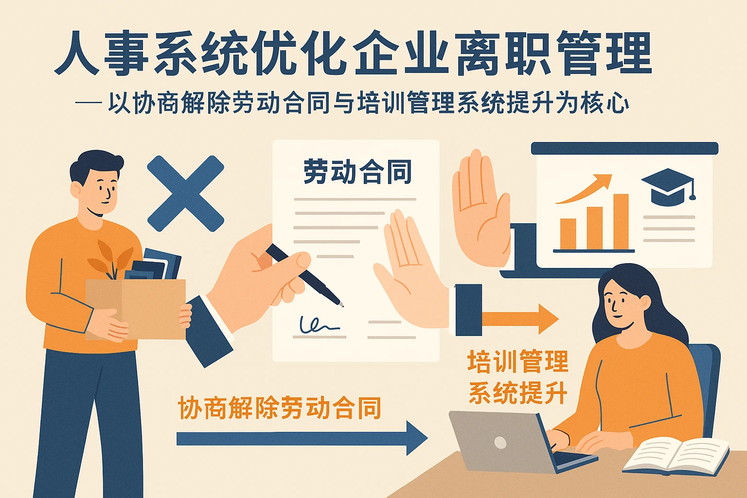 人事系统优化企业离职管理——以协商解除劳动合同与培训管理系统提升为核心