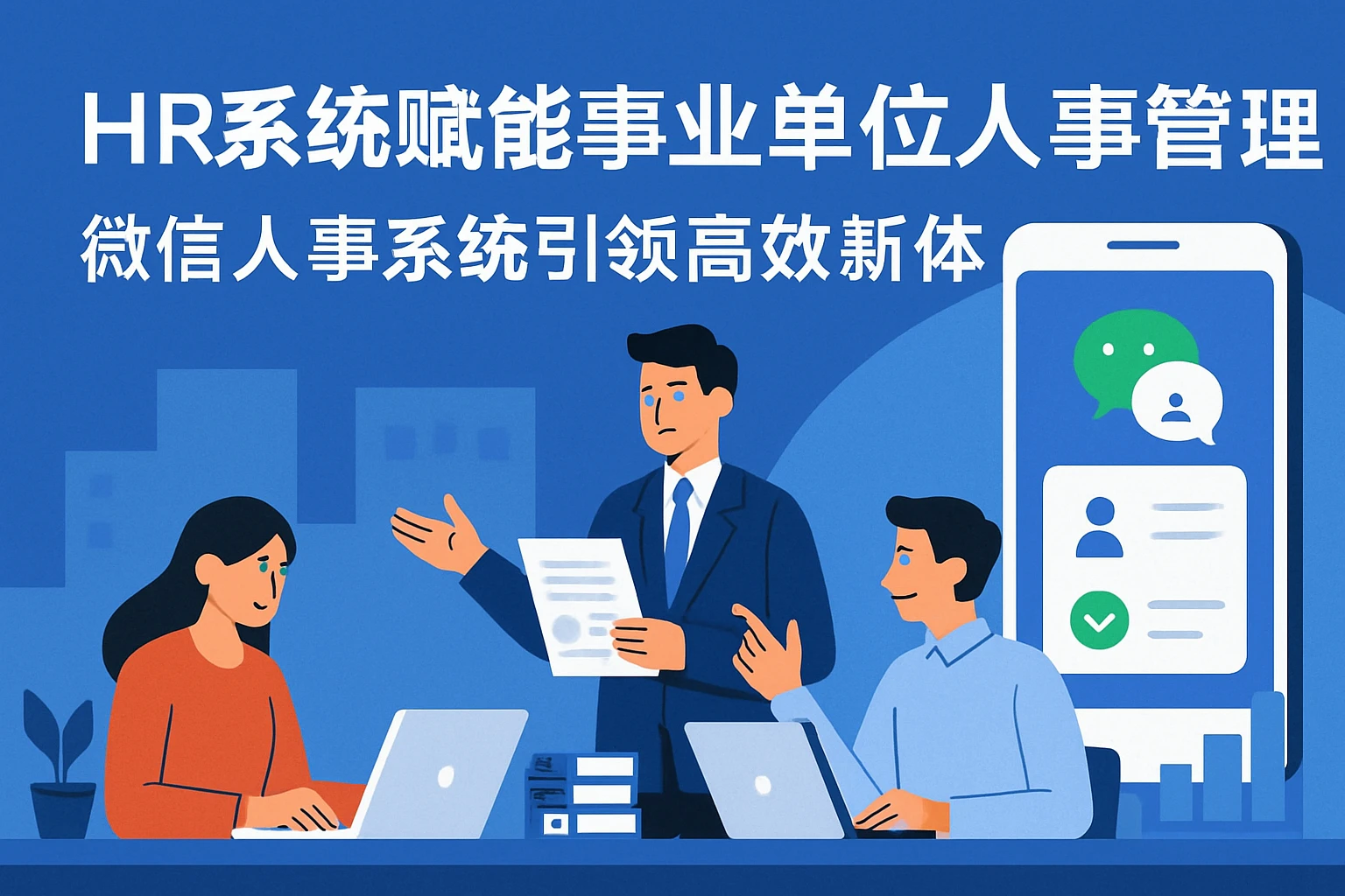 HR系统赋能事业单位人事管理：微信人事系统引领高效新体验