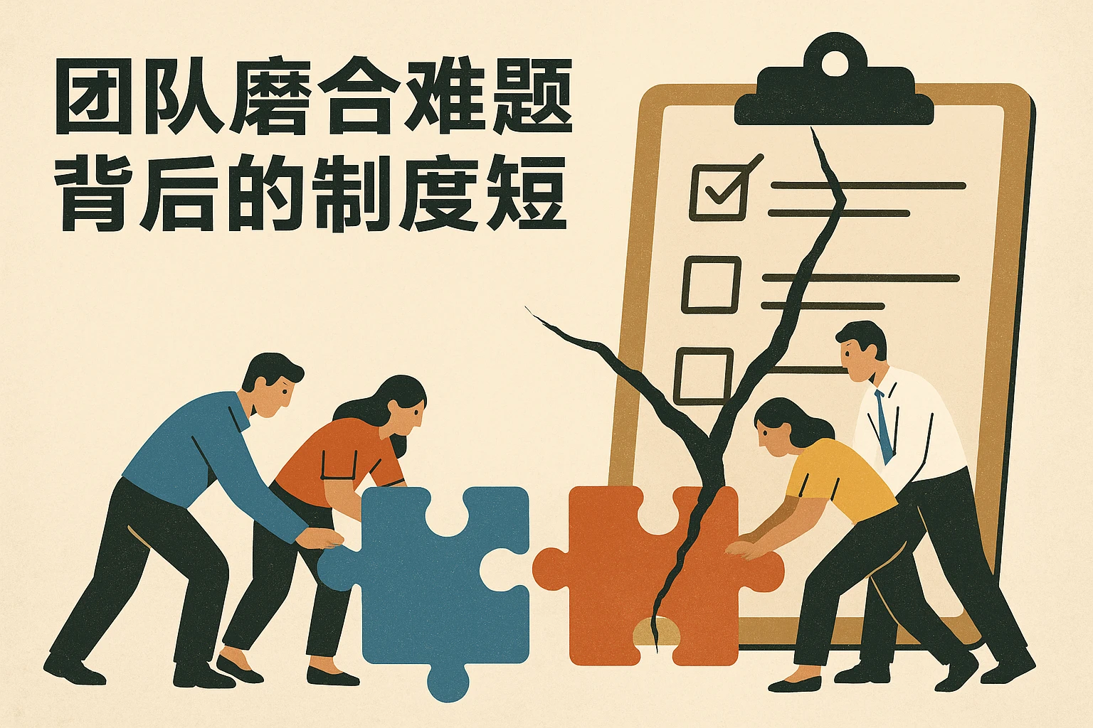 团队磨合难题背后的制度短板