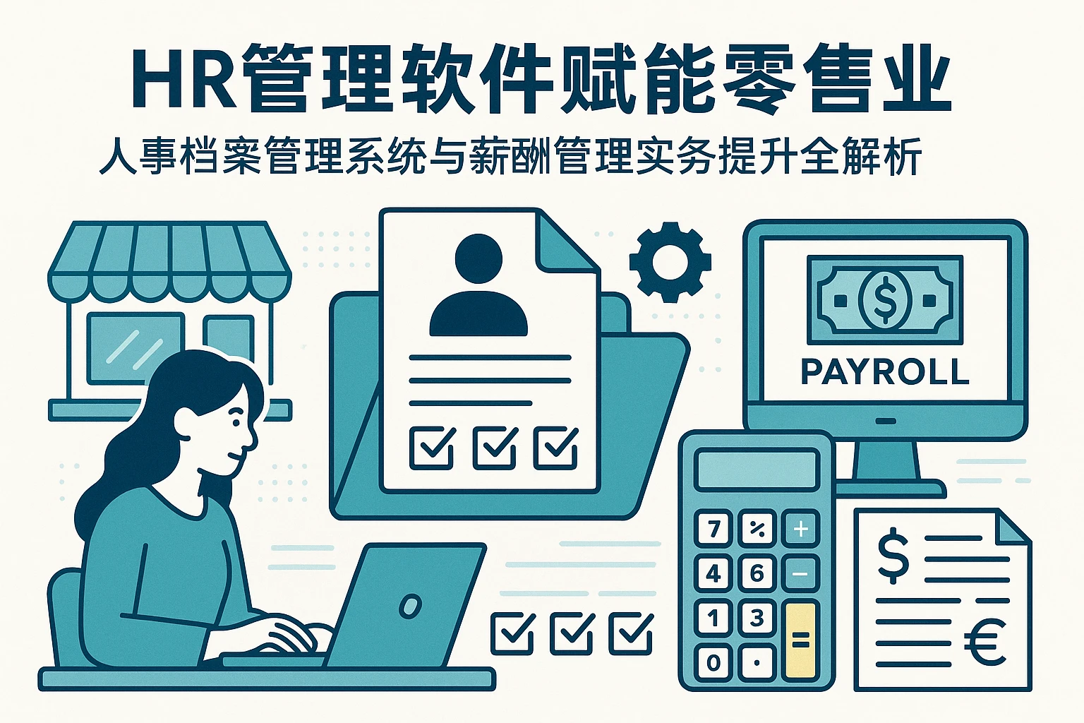 HR管理软件赋能零售业：人事档案管理系统与薪酬管理实务提升全解析