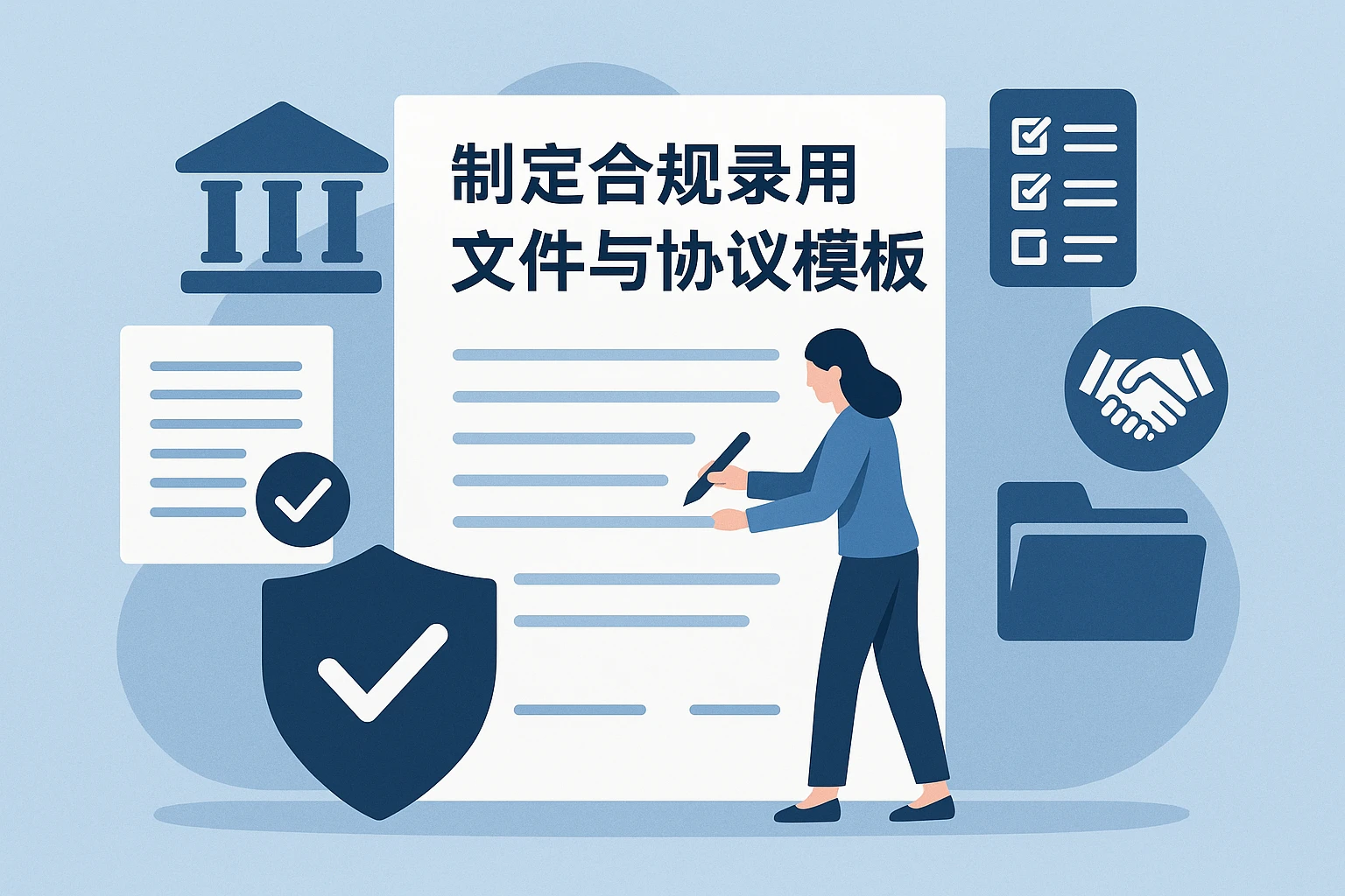 制定合规录用文件与协议模板