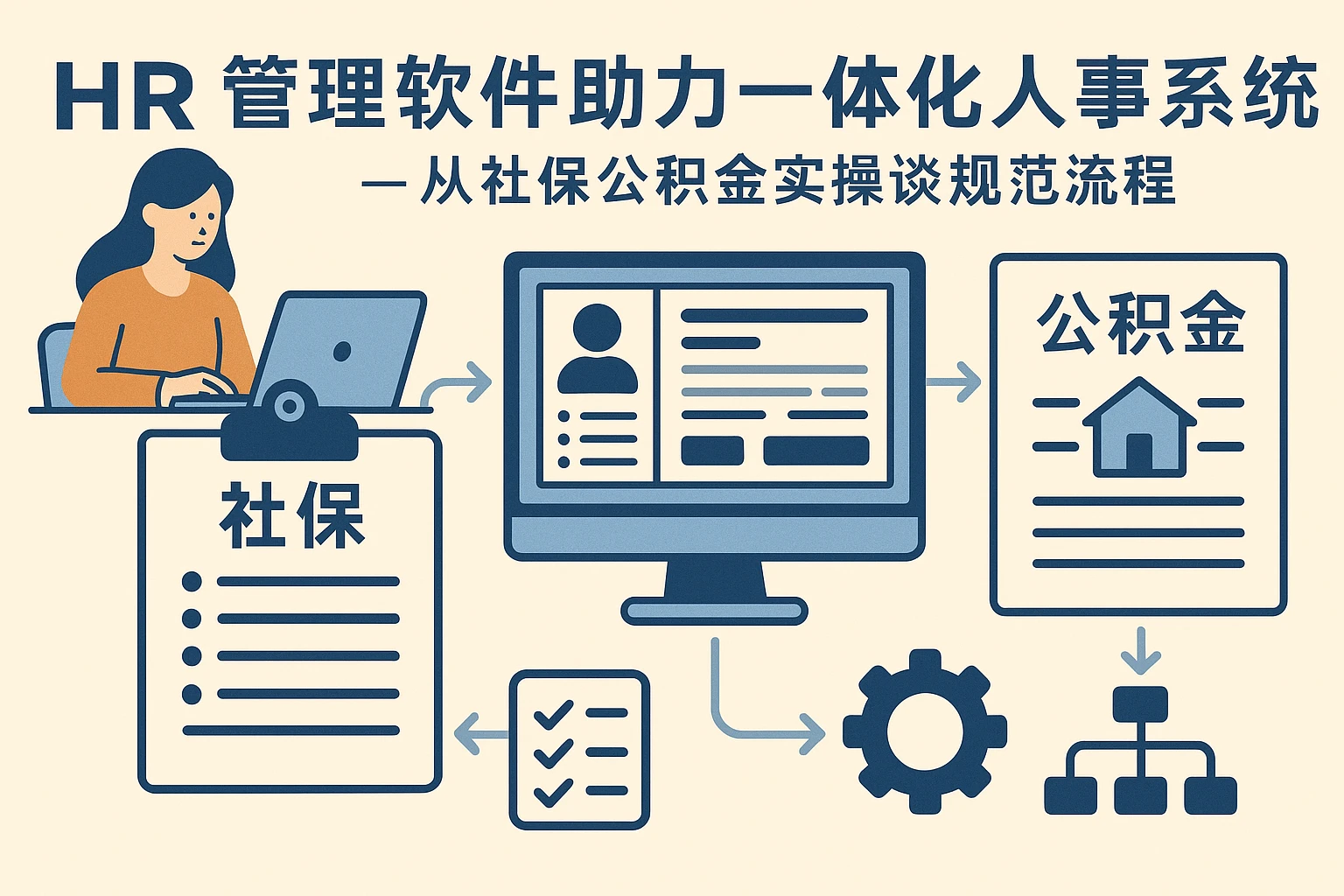 HR管理软件助力一体化人事系统优化——从社保公积金实操谈规范流程