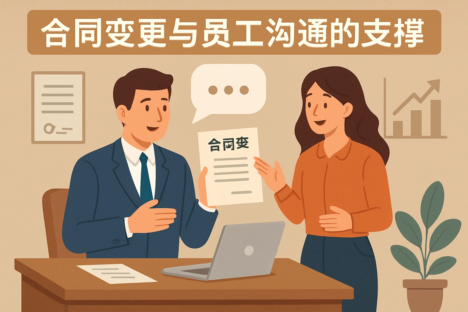 合同变更与员工沟通的支撑