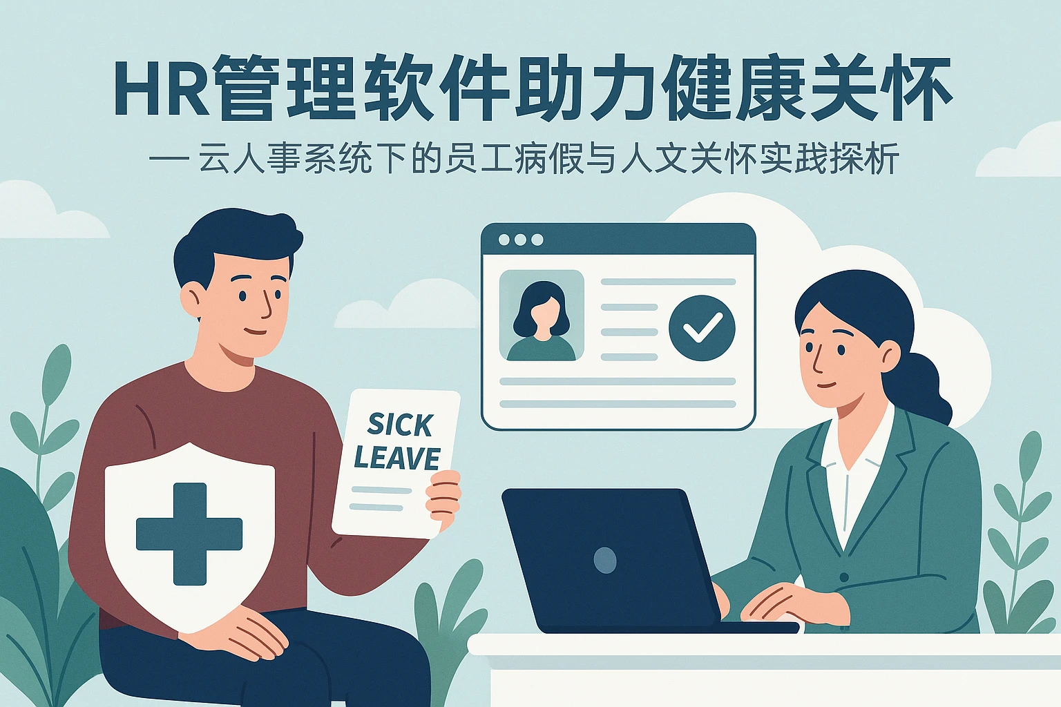 HR管理软件助力健康关怀——云人事系统下的员工病假与人文关怀实践探析