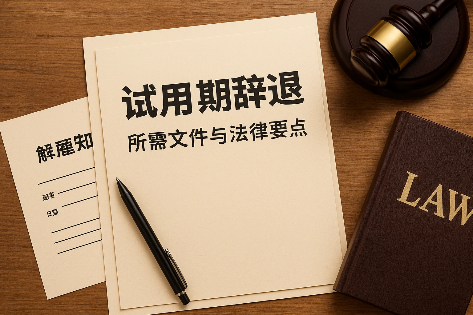 试用期辞退所需文件与法律要点