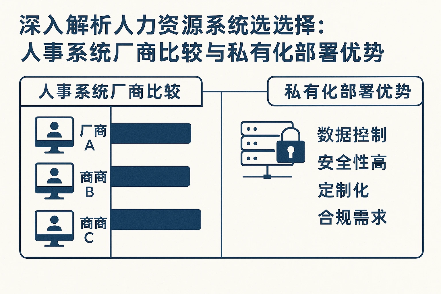 深入解析人力资源系统选择：人事系统厂商比较与私有化部署优势