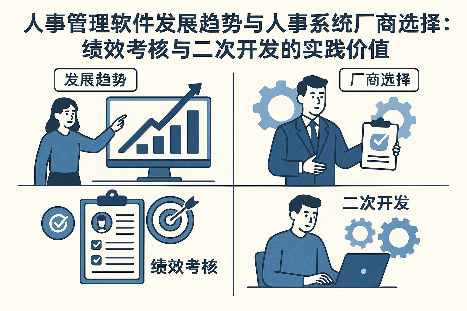 人事管理软件发展趋势与人事系统厂商选择：绩效考核与二次开发的实践价值