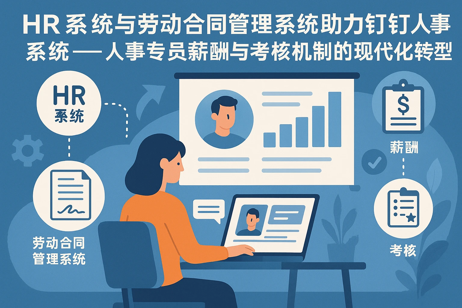 HR系统与劳动合同管理系统助力钉钉人事系统——人事专员薪酬与考核机制的现代化转型