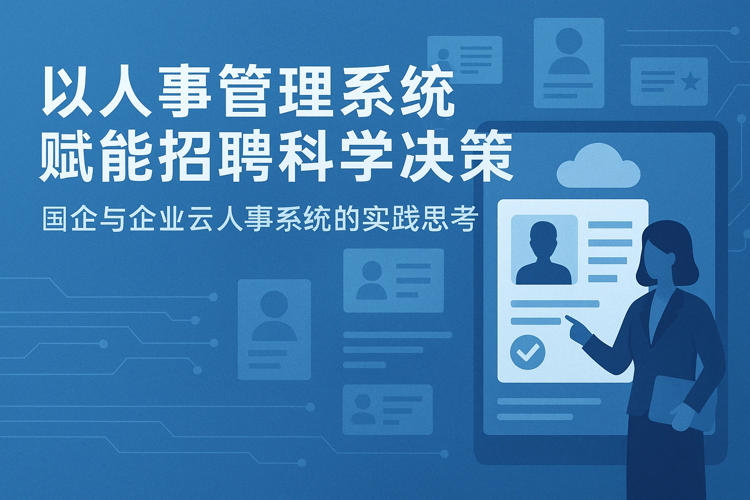 以人事管理系统赋能招聘科学决策——国企与企业云人事系统的实践思考