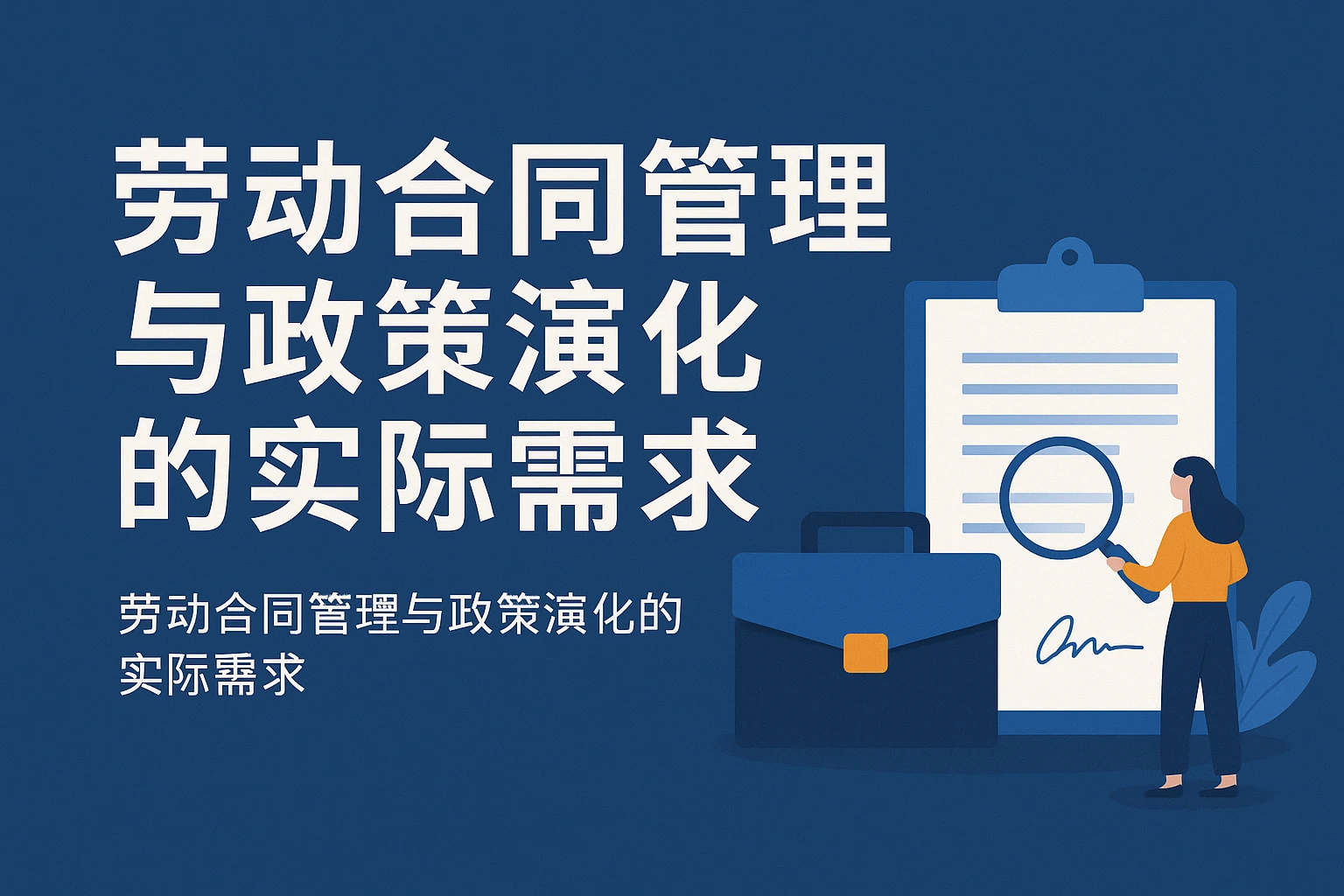 劳动合同管理与政策演化的实际需求