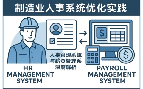 制造业人事系统优化实践：人事管理系统与薪资管理系统深度解析