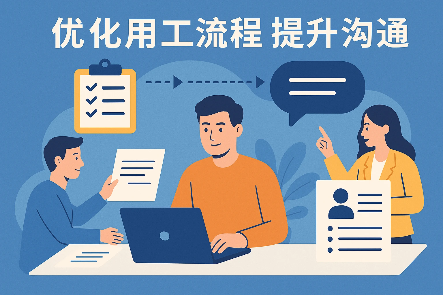 优化用工流程，提升沟通效率