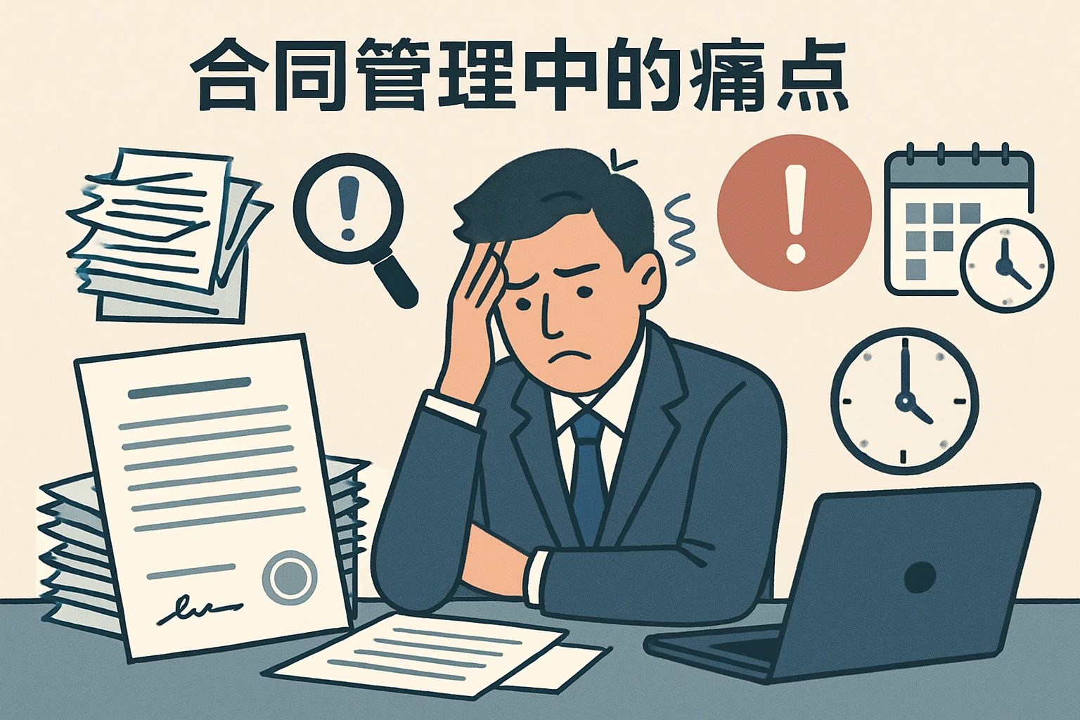 合同管理中的痛点