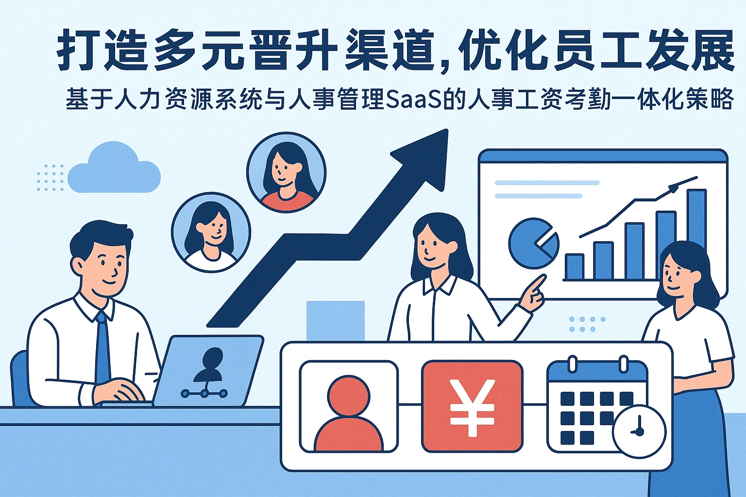 打造多元晋升渠道，优化员工发展——基于人力资源系统与人事管理SaaS的人事工资考勤一体化策略