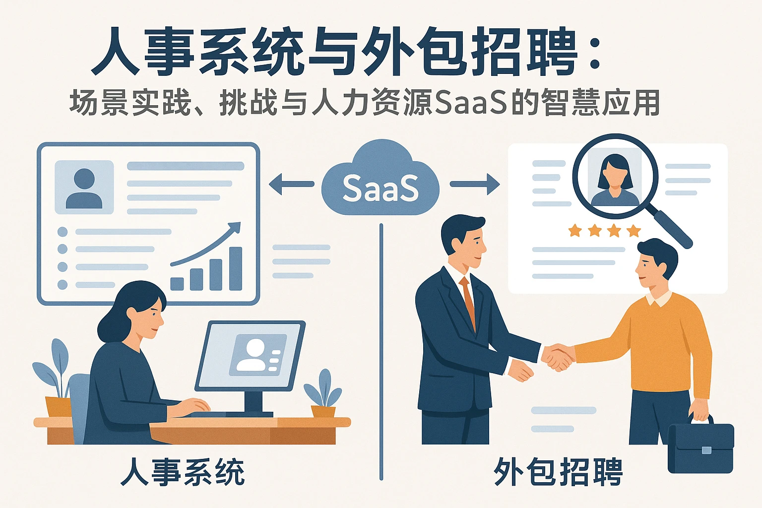 人事系统与外包招聘：场景实践、挑战与人力资源SaaS的智慧应用