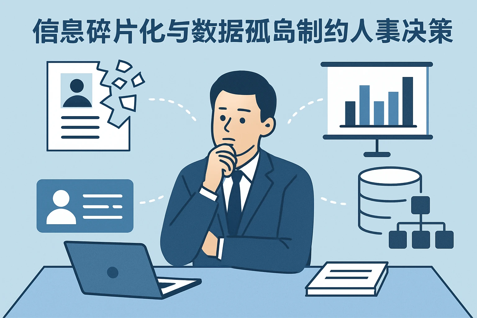 2. 信息碎片化与数据孤岛制约人事决策